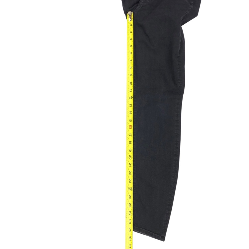 MOTHER The Looker Skinny Stretch Ankle Jeans Size 28 28X29 Not Guilty Black - Picture 9 of 9